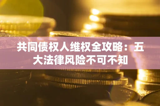 北京共同债权人维权全攻略：五大法律风险不可不知