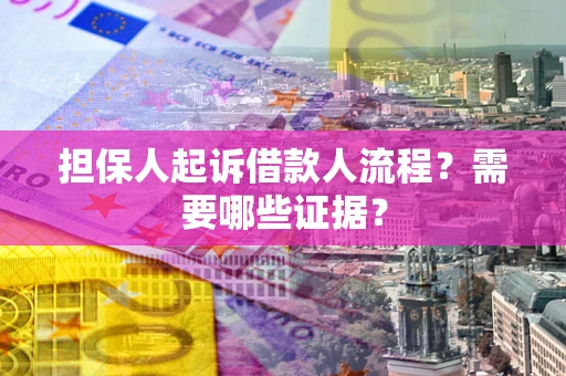 北京担保人起诉借款人流程？需要哪些证据？